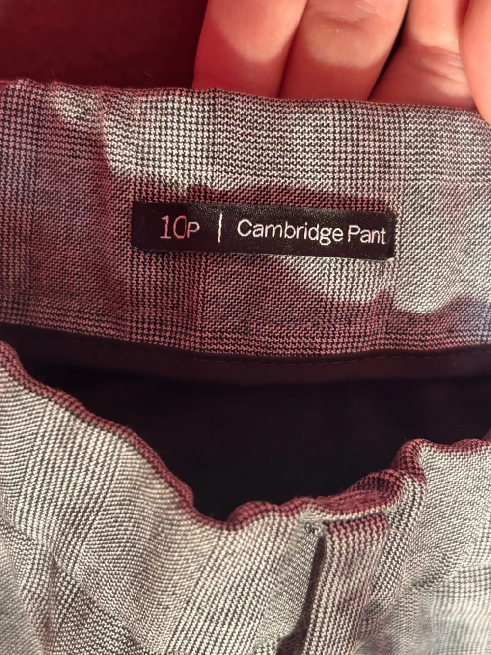 Classic Women's Dress Pants - Light Gray Size 10P - Picture 5 of 7
